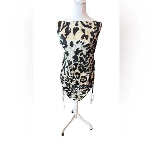 Fashion Nova Leopard Slip Dress - Picture 3 of 7